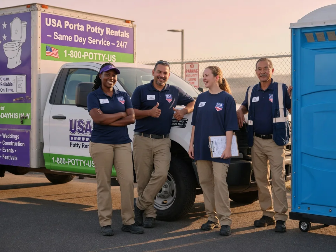 Porta Potty Rental company in Burr Oak, MI
